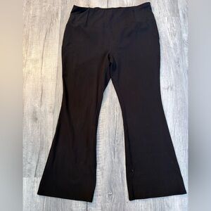 Vively Black Flared Yoga Pant Leggings stretch pants casual athletic comfy